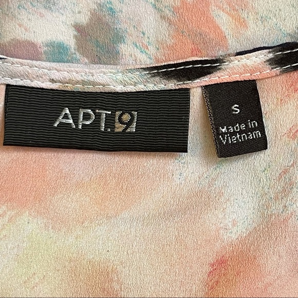 Apt. 9 Small Sleeveless Crew Neck Dressy Blouse - Picture 10 of 11